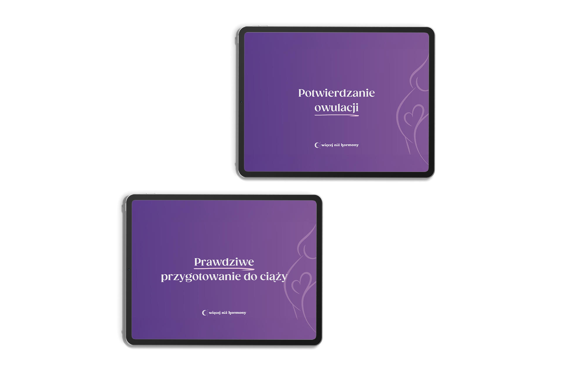 Kurs na Płodność - mockup materiały PDF